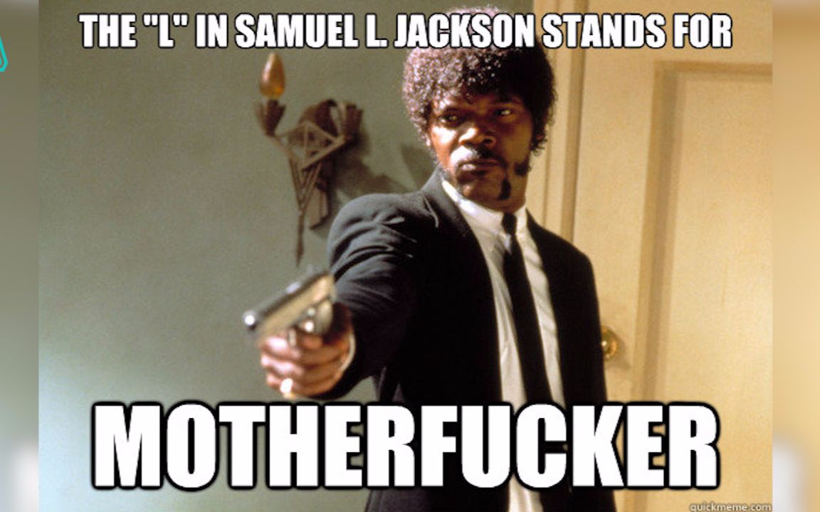 和"神盾局局长"塞缪尔杰克逊学讲粗口motherfucker!