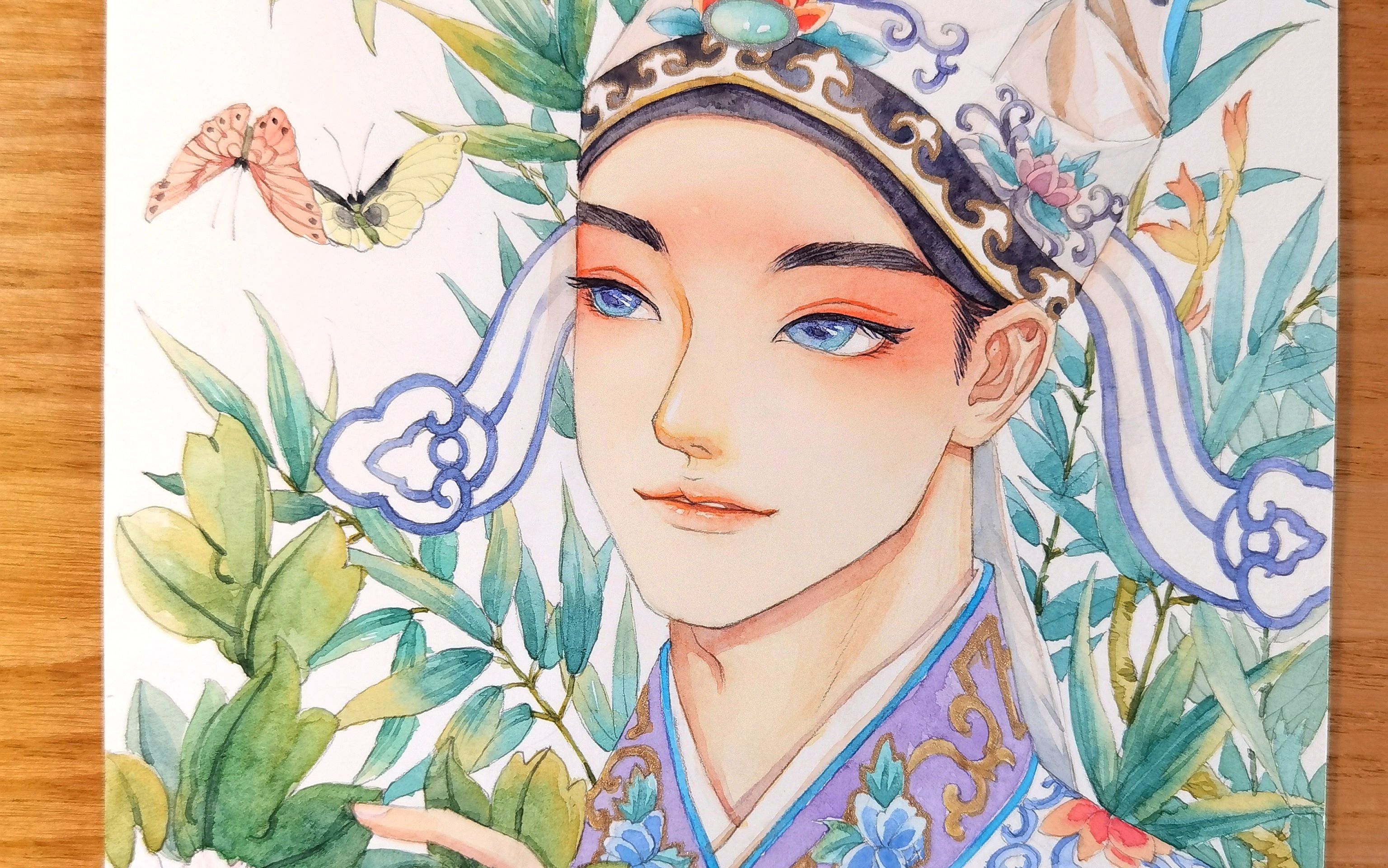 活动  【水彩手绘】牡丹亭系列二