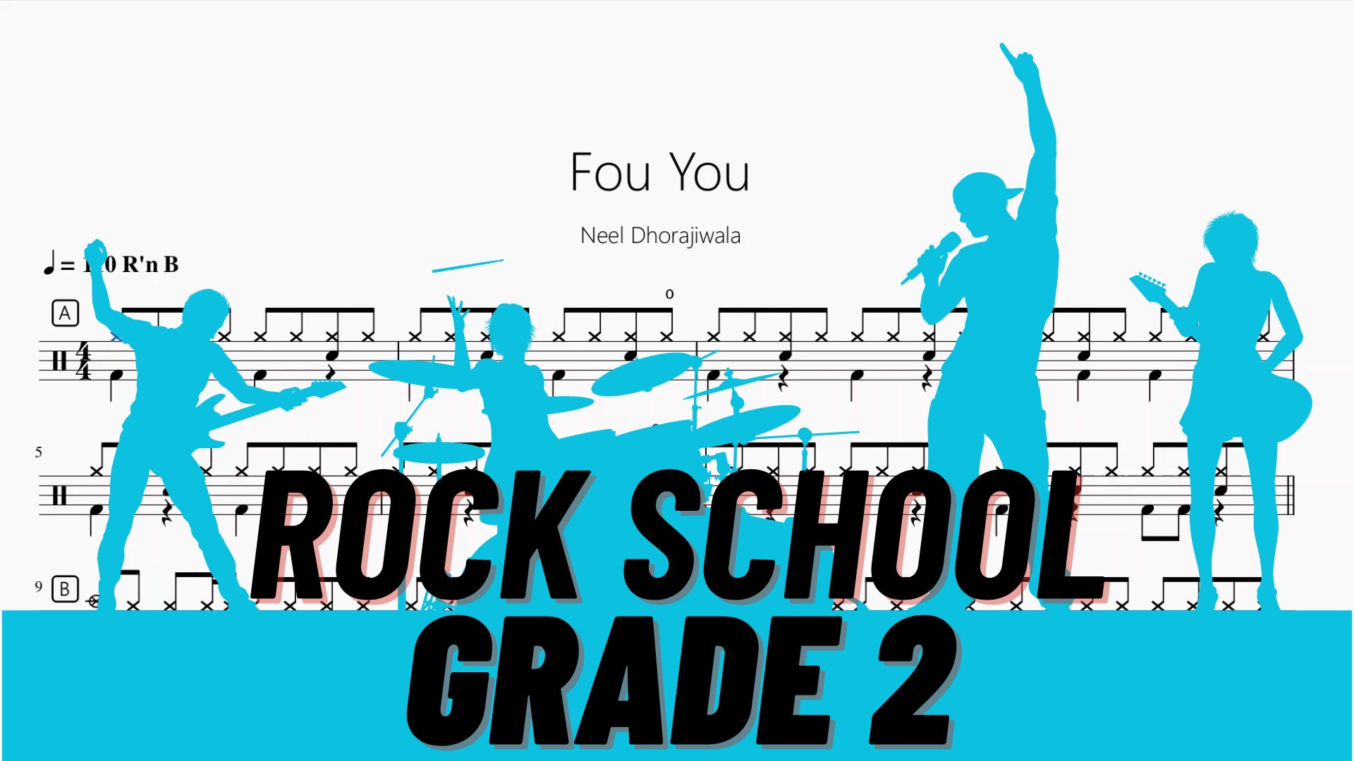 [图]Fou You【Rock school Lv2】动态鼓谱