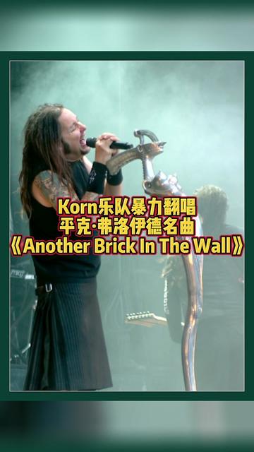 [图]Korn（科恩乐队）暴躁翻唱平克·弗洛伊德名曲《another brick in the wall》（墙上的另一块砖）； 在滚圈享有盛誉的Korn乐队一