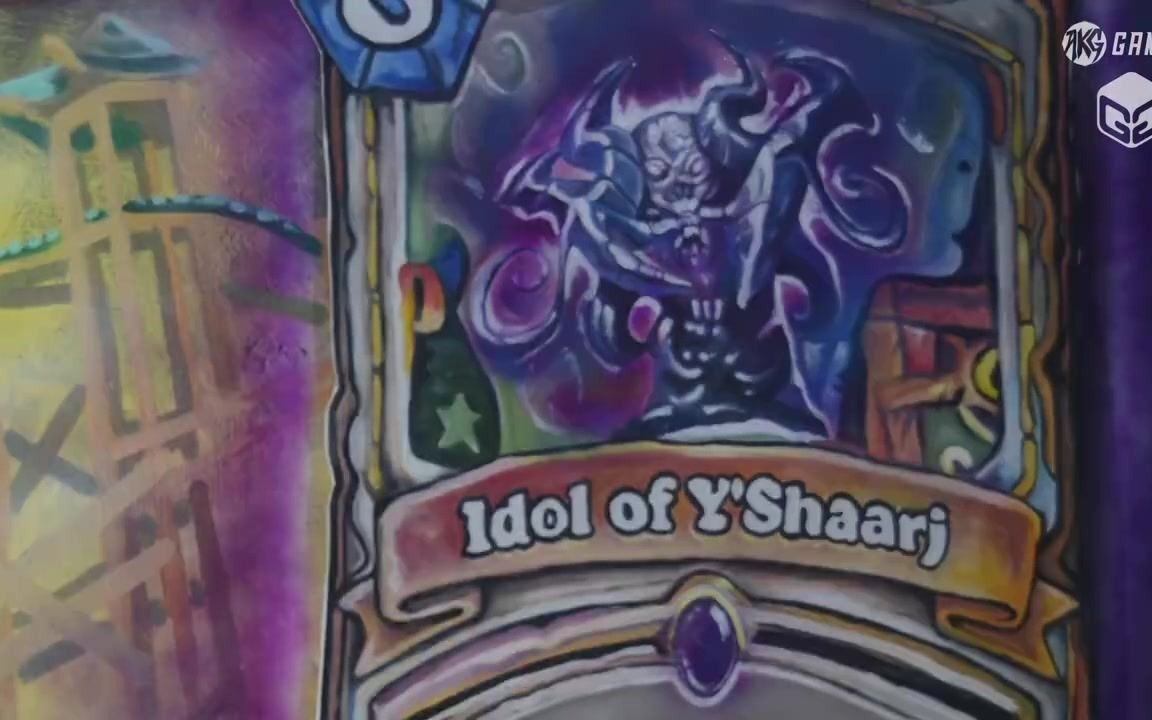 新卡疯狂的暗月马戏团牧师史诗法术亚煞极神像动画演示演示在142