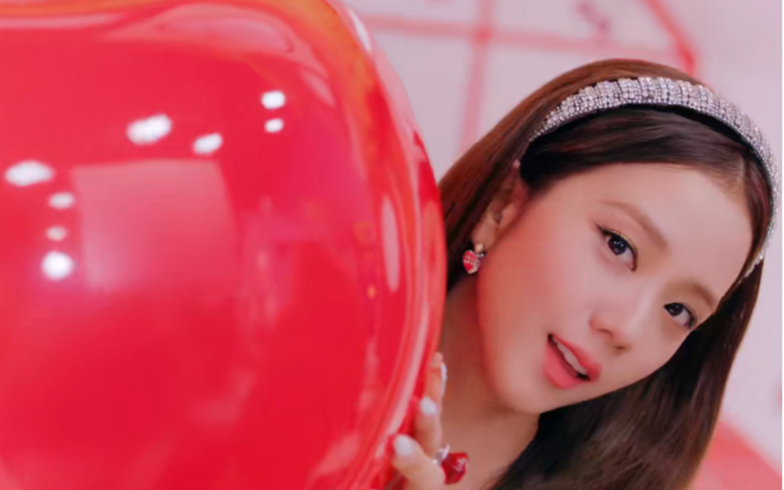 考验手速,bp新歌ice cream金智秀6s个人part,看看你能弹幕打出多少个"