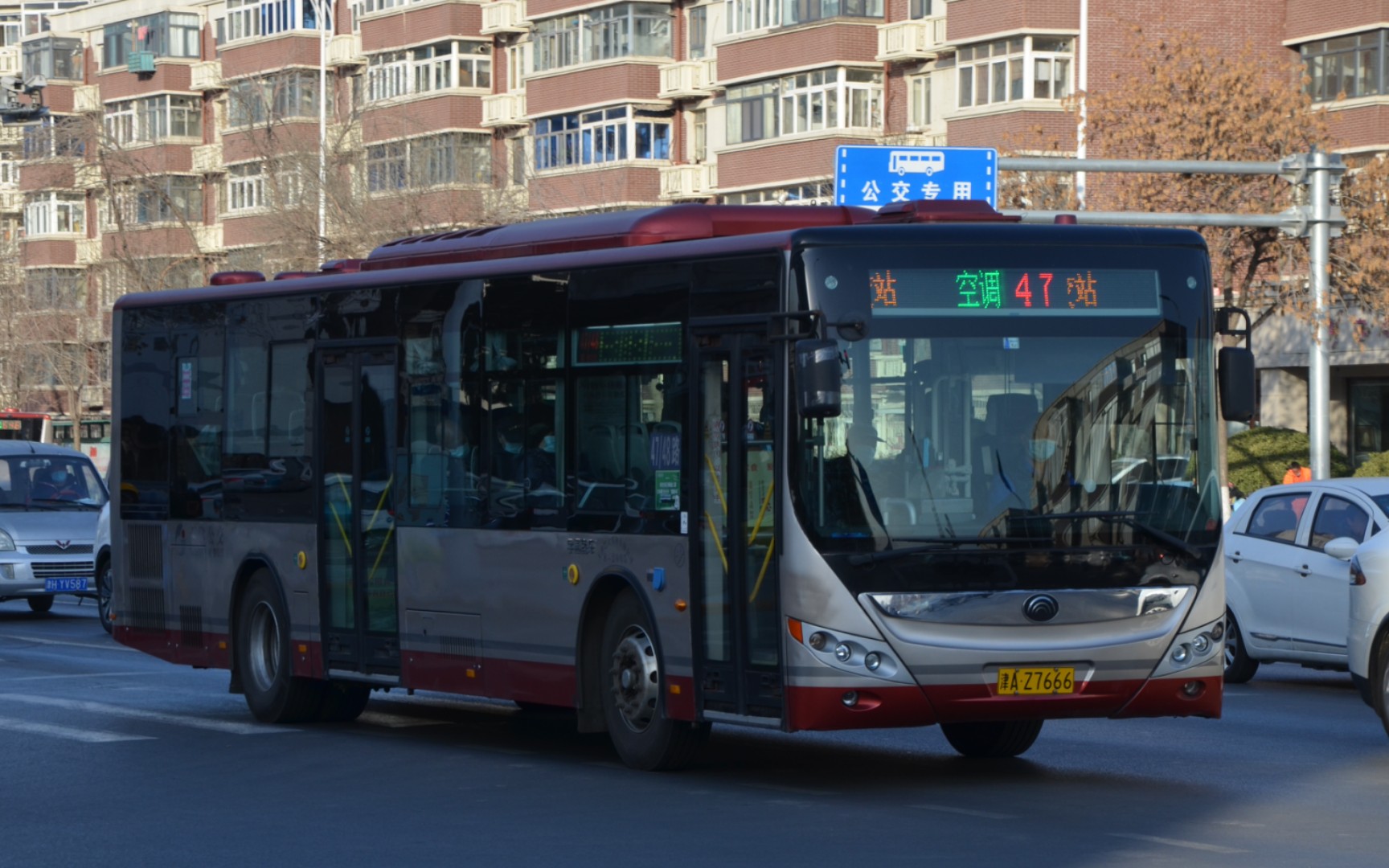 【天津公交】47路 宇通zk6120chevpg52 行驶视频 行走音 1_哔哩哔哩