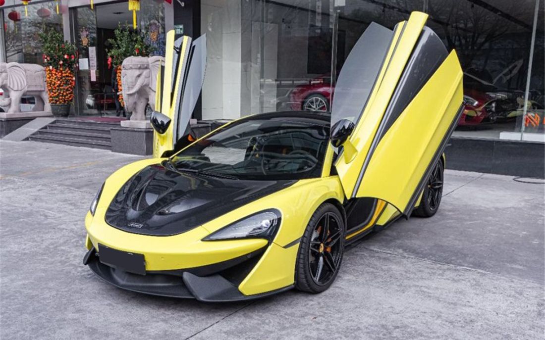 迈凯伦540/570改装600lt外观包围套件,搭配碳纤维尾翼,怎一个帅字了得