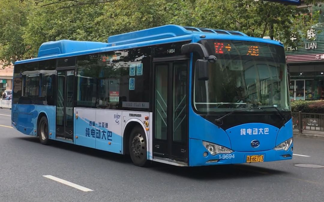 杭州公交 y2路 byd-k9a 1-9694
