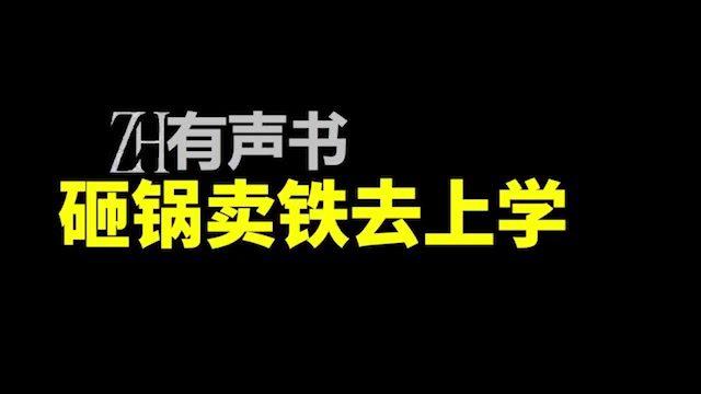 [图]砸锅卖铁去上学-ZH有声书：砸锅卖铁去上学-合集