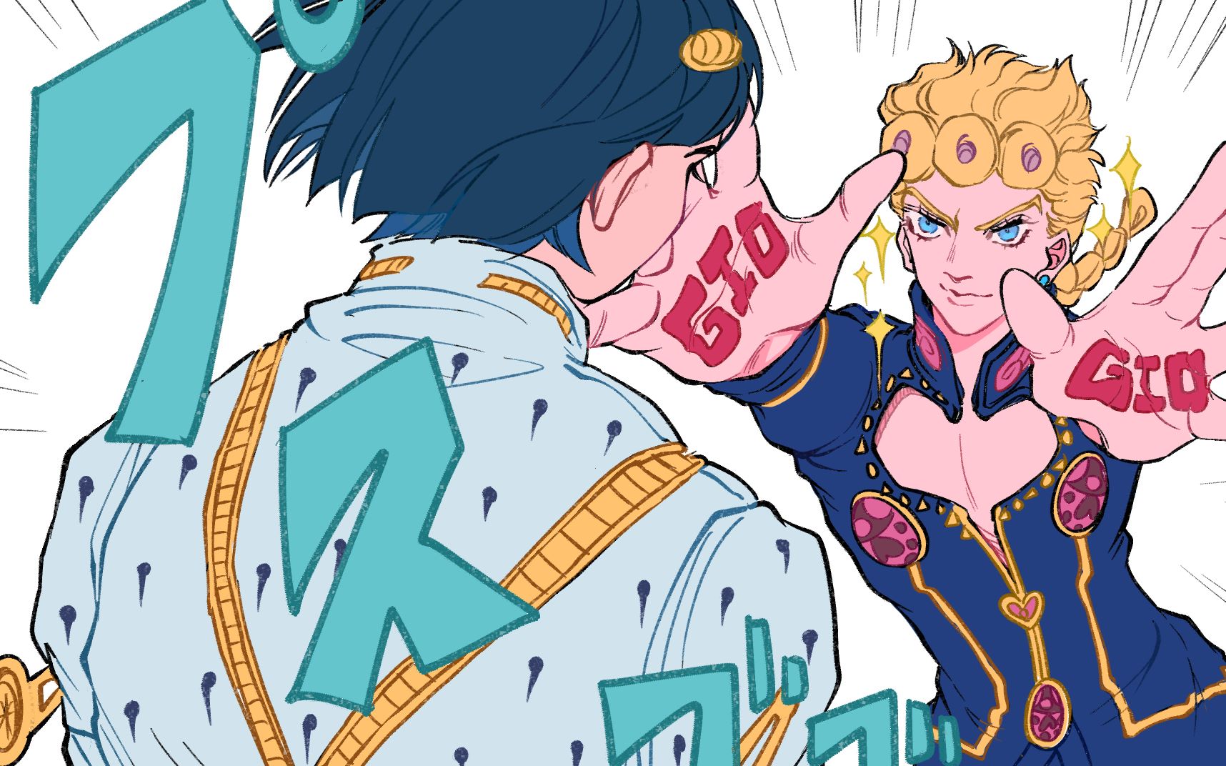 [手书jojo]布茸(应该)在跳阿尔卑斯一万尺