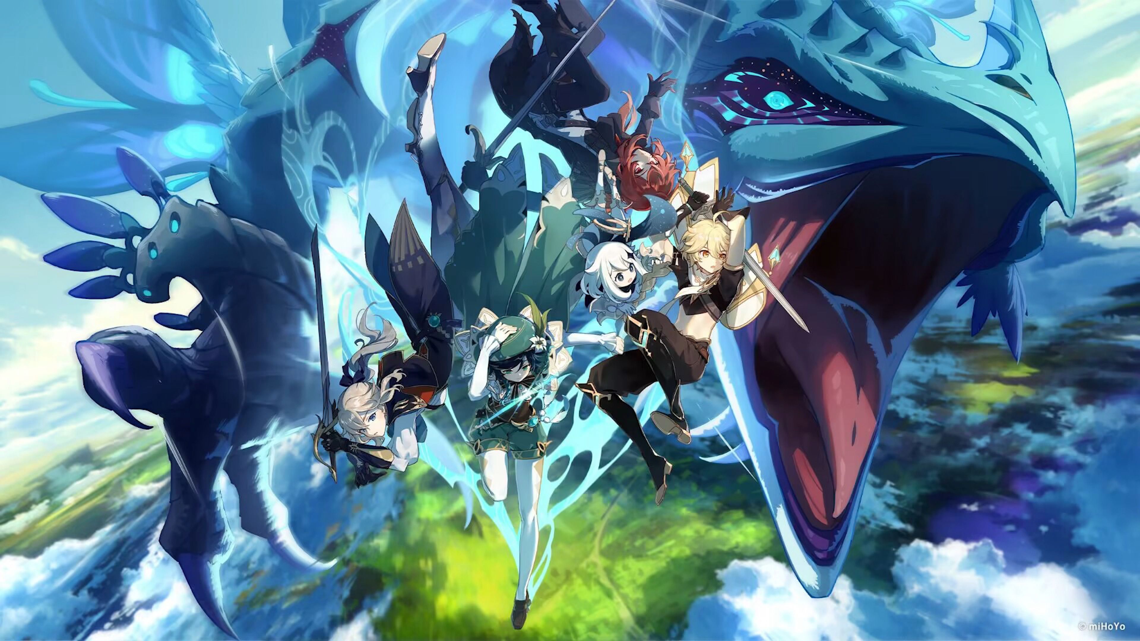 原神全版本pv壁纸漫威片头改