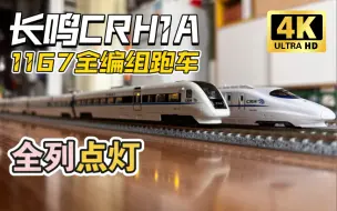 下载视频: 【N比例】长鸣CRH1A全列加灯试车