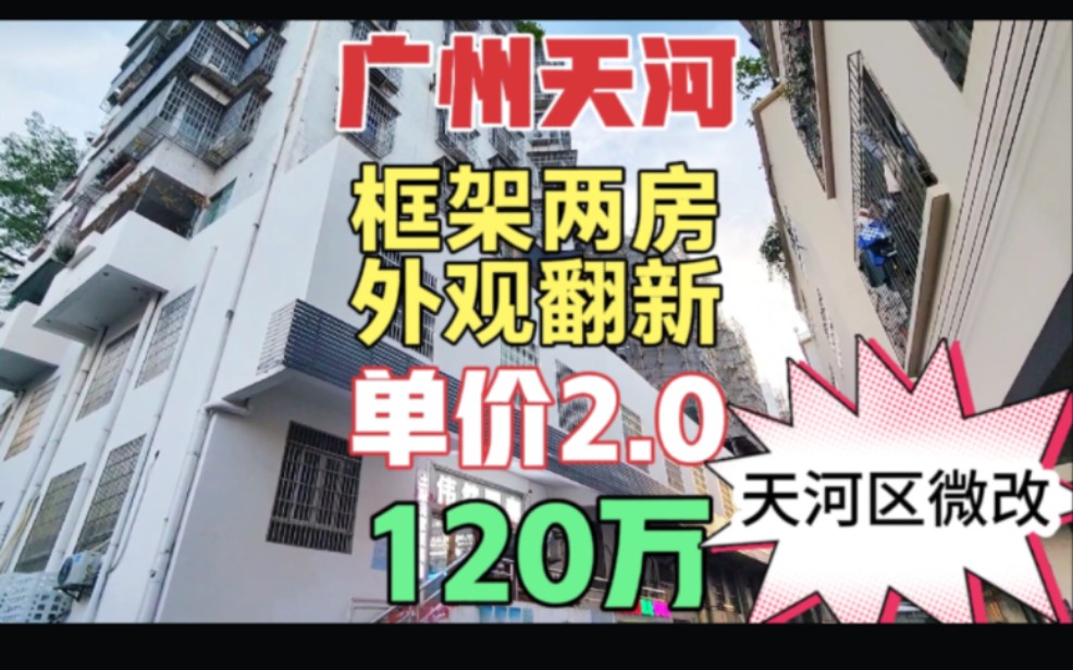 广州天河区天平架中高层两房 天河区微改 楼道和外观翻新 单价2W哔哩哔哩bilibili