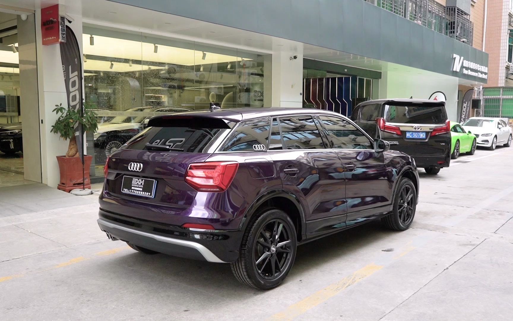 厦门尊享会奥迪q2贴改色膜案例分享