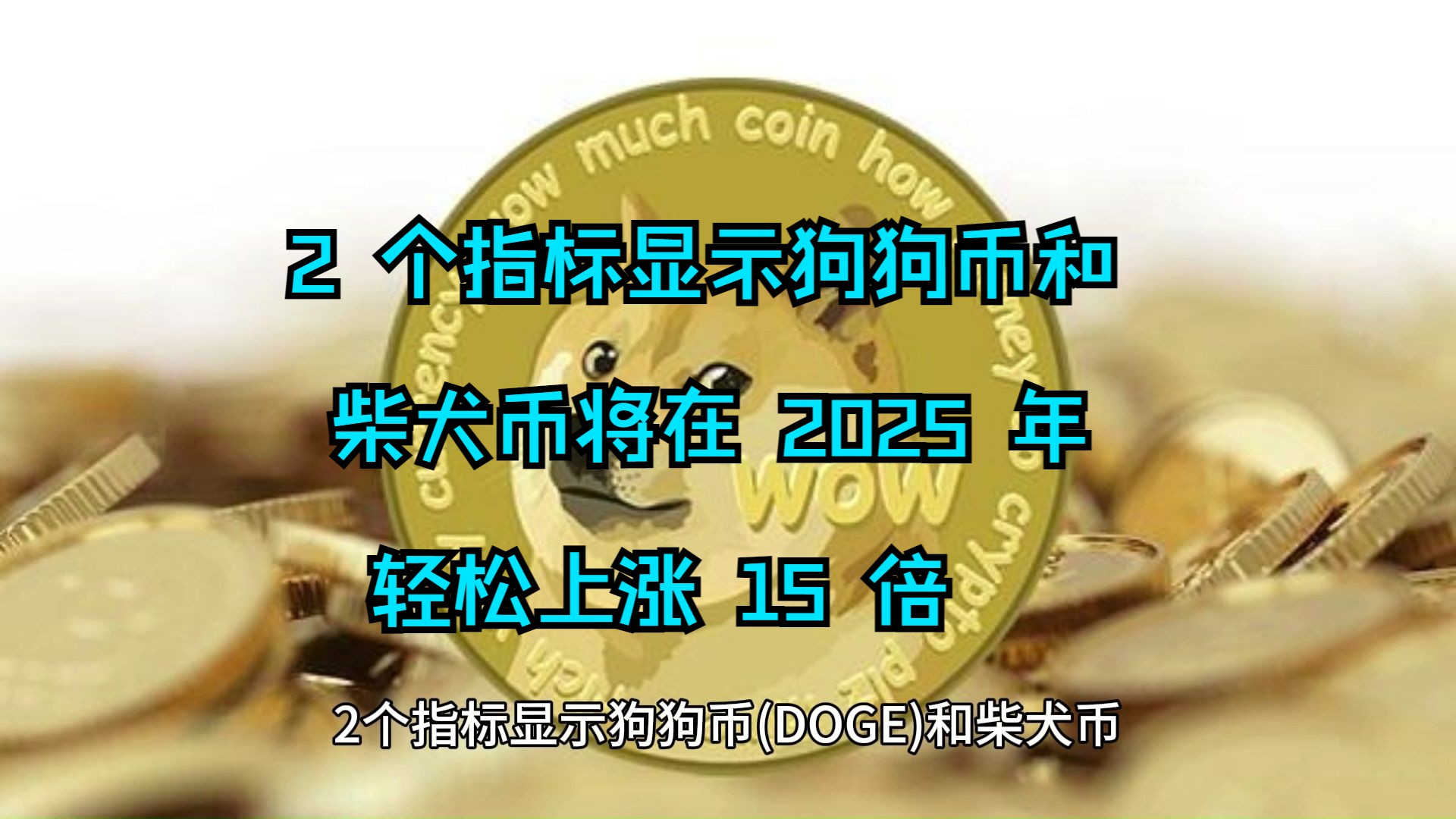 2 个指标显示狗狗币 (doge) 和柴犬币 (shib) 将在 2025 年轻松上涨