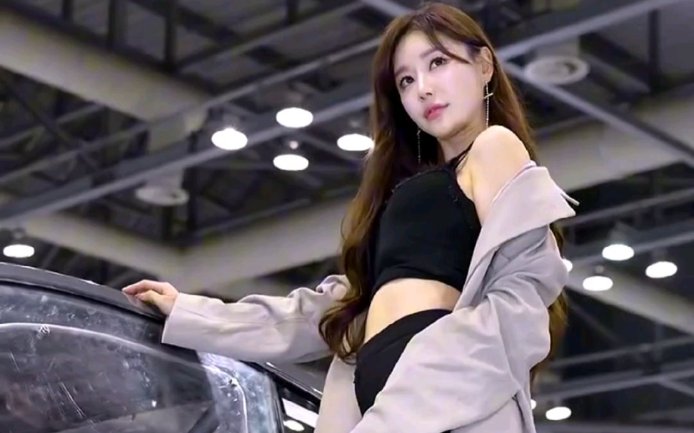 4k 2023上海ait改裝車展 auto salon racing model 韩模 @崔瑟琪
