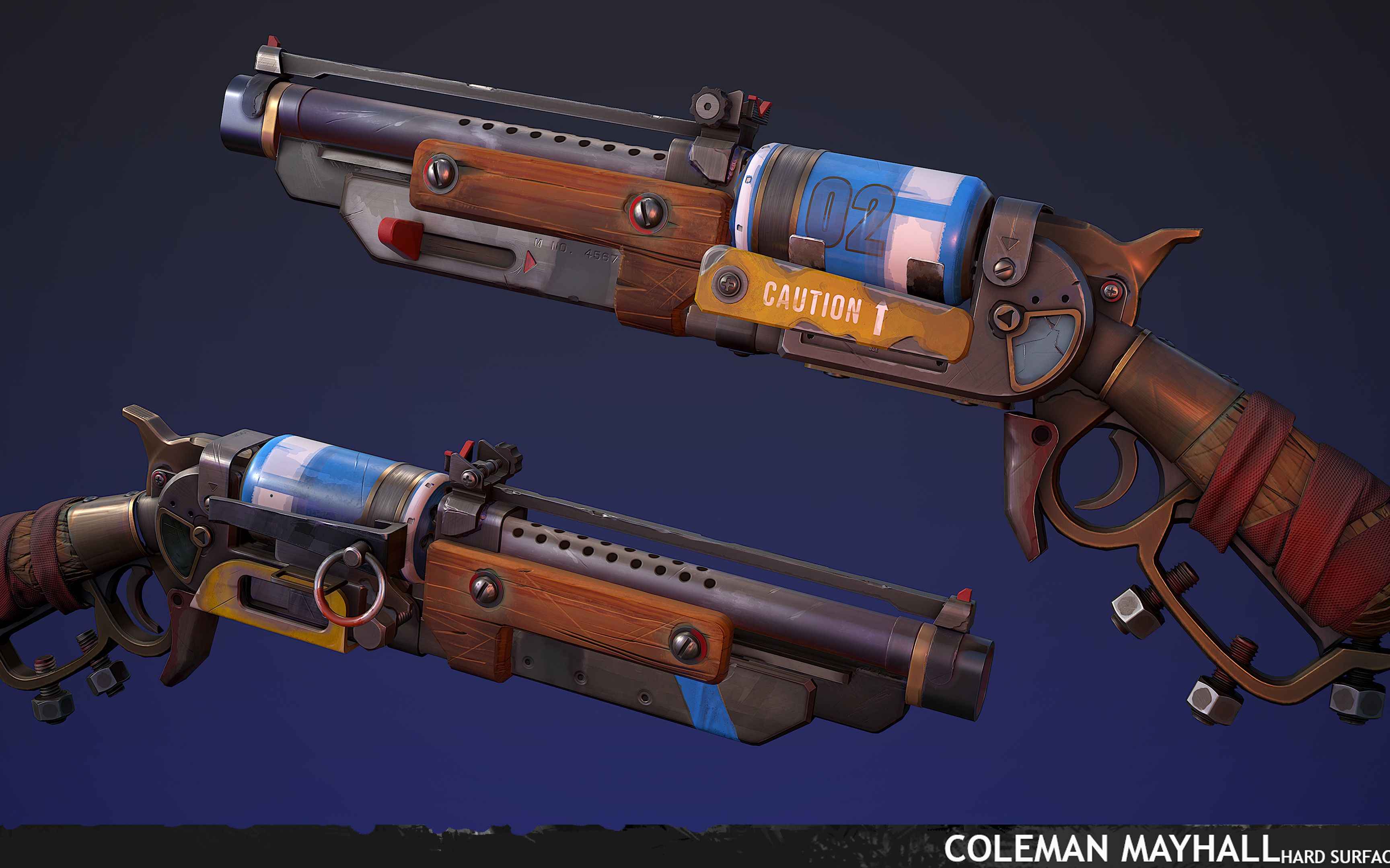 【3dmax建模】教你制作一把"散弹枪"武器3d建模_哔哩哔哩_bilibili