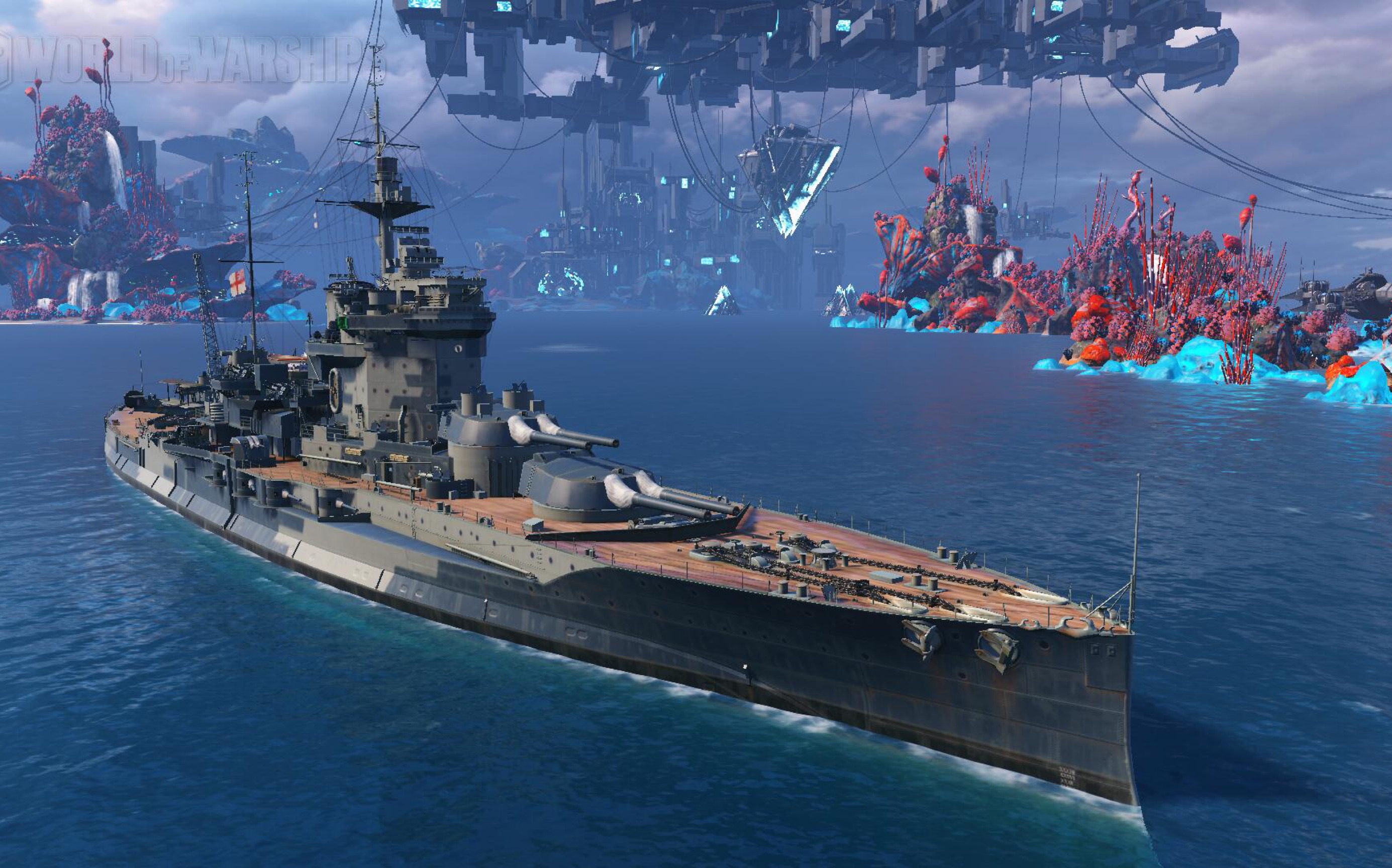 【战舰世界】近战时刻!厌战以一敌四,极限一换一!