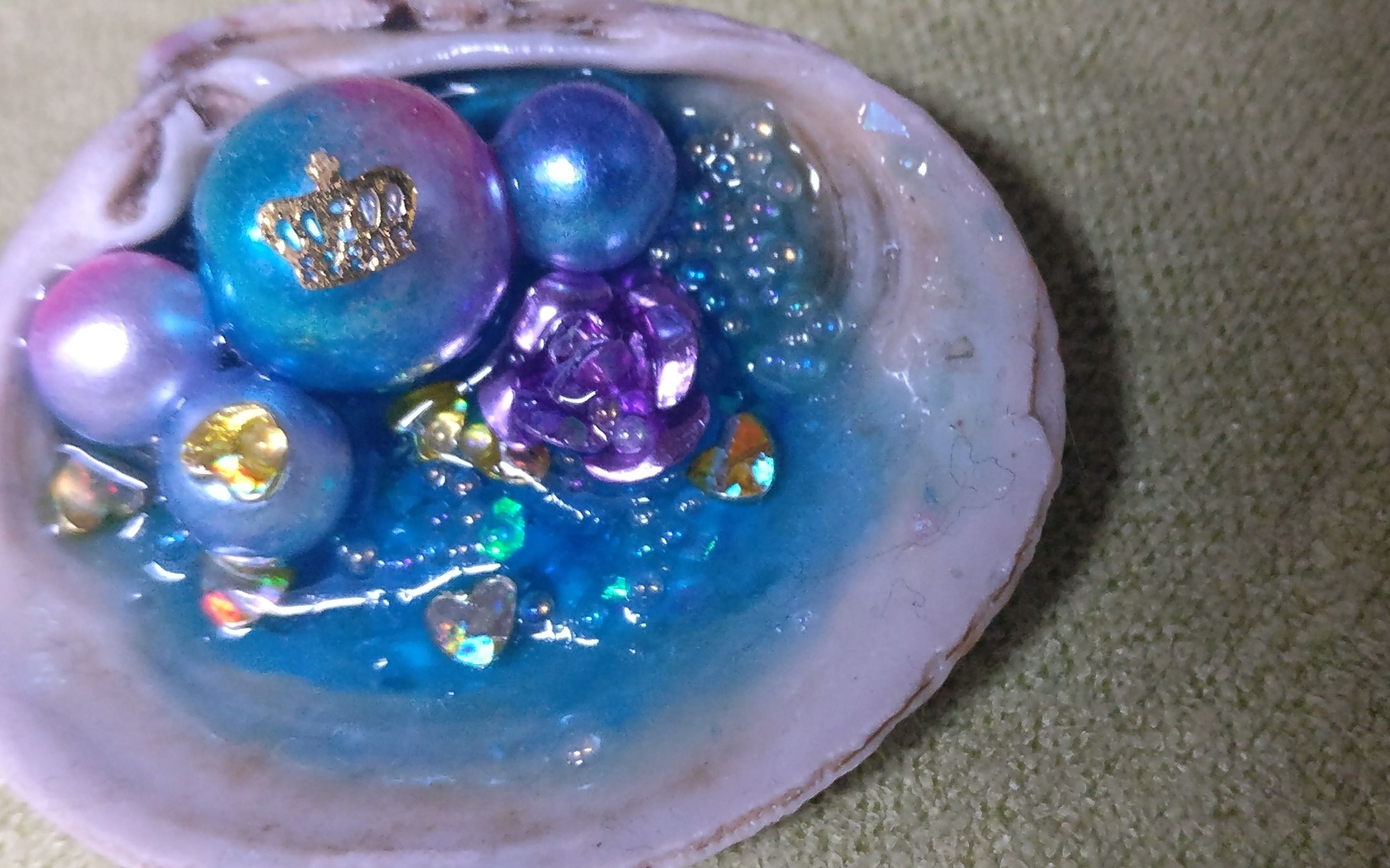 【轻薄】贝壳滴胶蓝色大海的传说