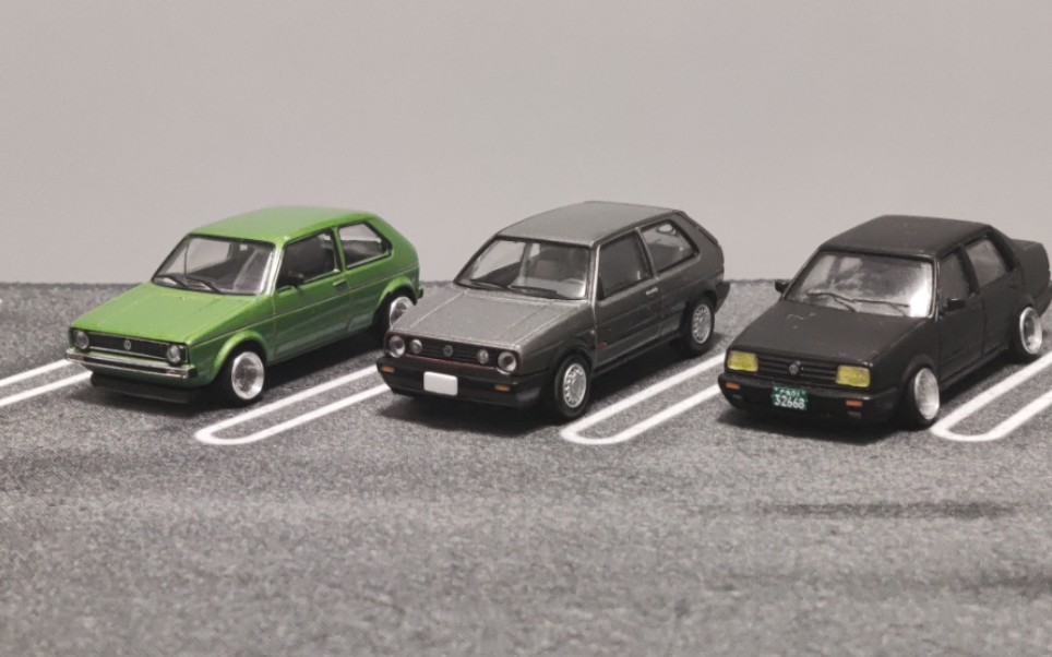 多美卡tlv大众高尔夫mk2四眼 快速开箱版