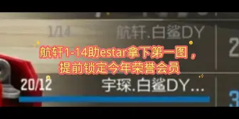 Download Video: 航轩1-14助力estar拿下首图胜利，提前锁定今年荣誉会员