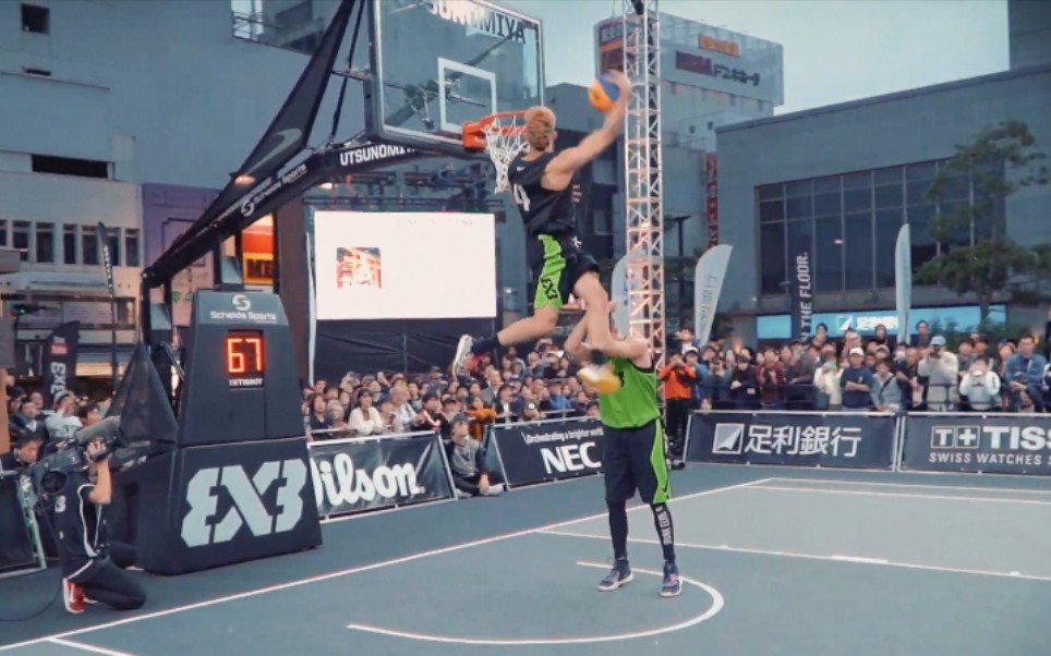 以赛亚fiba3x3扣篮大赛现场最佳扣篮合集