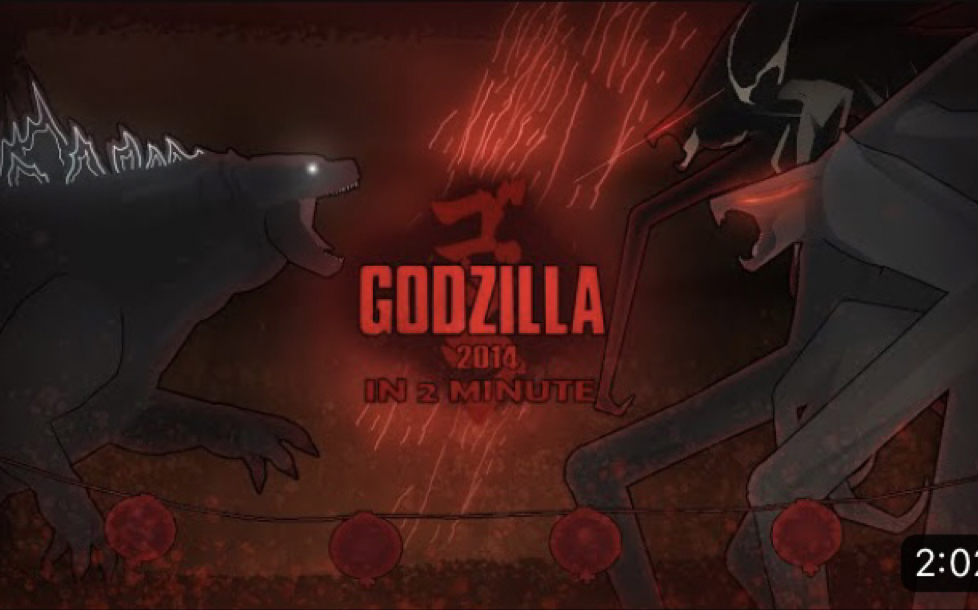 Godzilla 2014 in 2 Minutes(两分钟看哥斯拉2014)哔哩哔哩bilibili