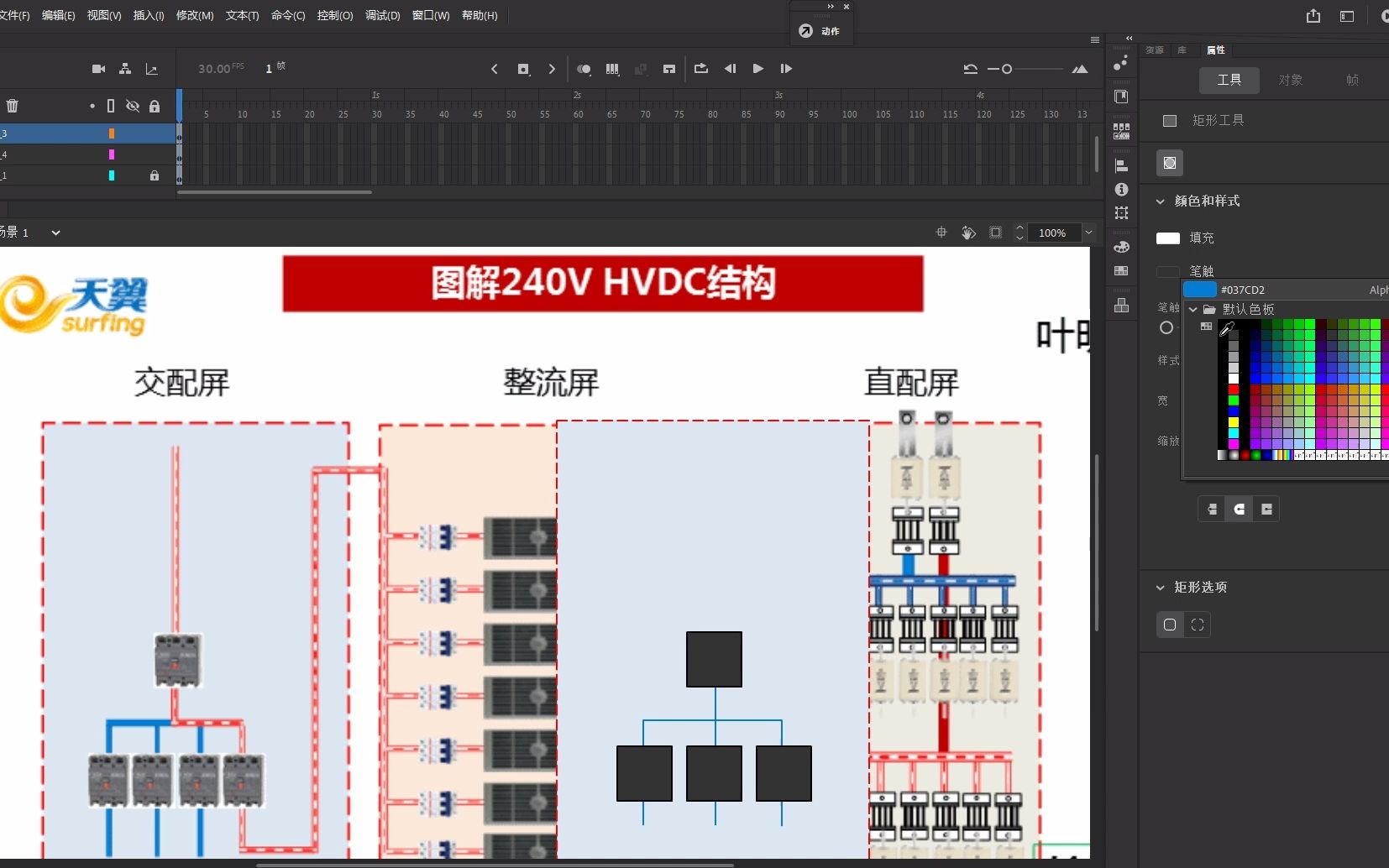 [图]Animate如何制作简单的流程动画演示