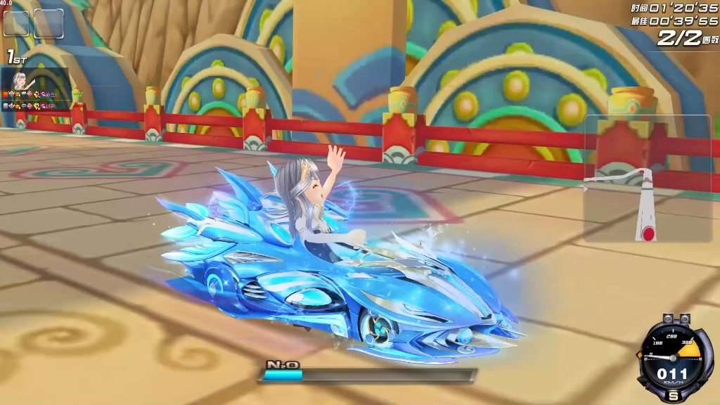 qq飞车端游,四季之神最终作品,黑域电摩—玄冥,感觉哪都好,就是特效不