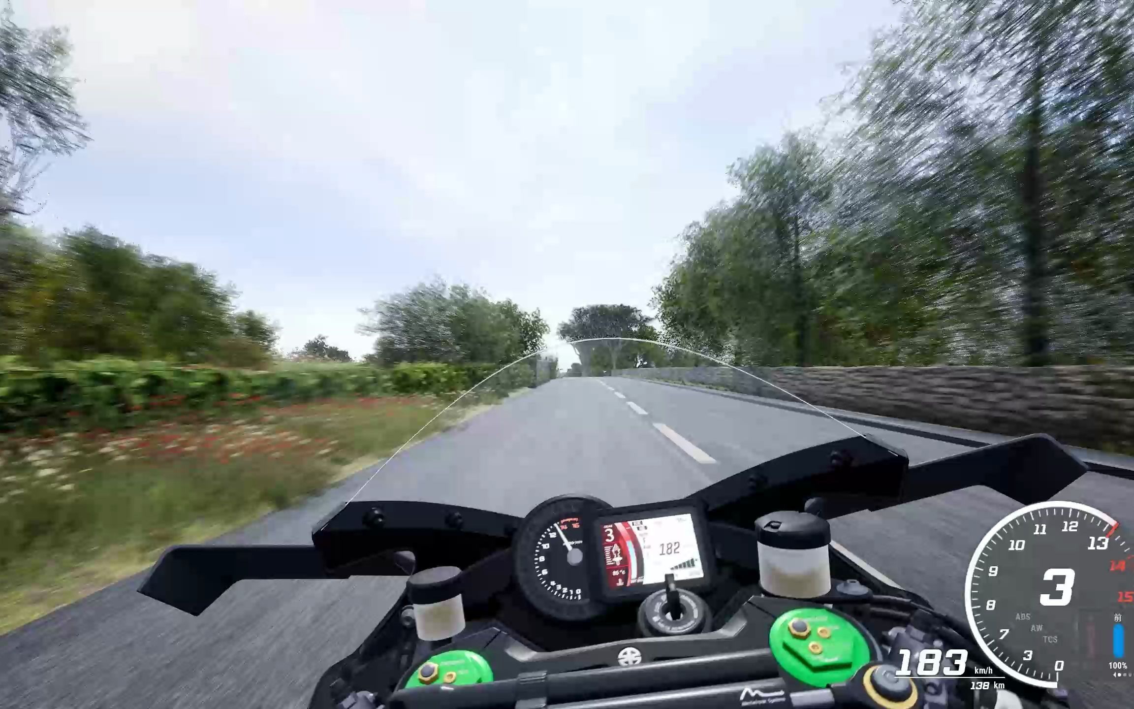 ride4川崎h2r速度180km翘头,就是个翘pa1.