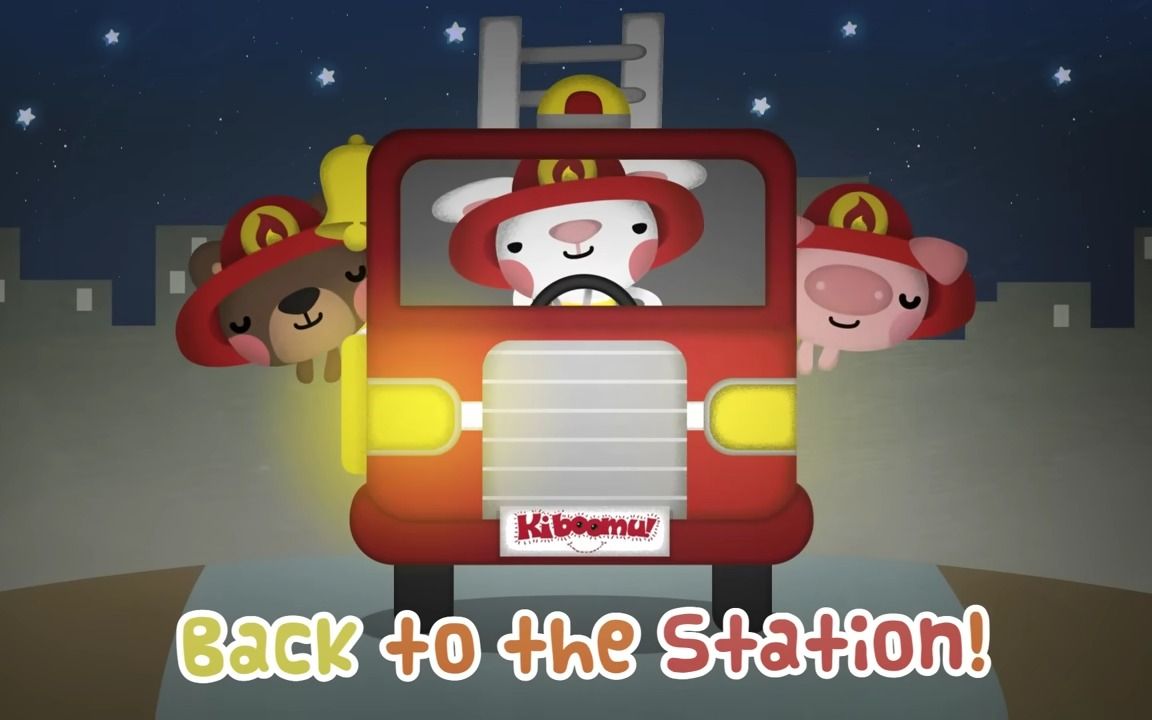 [图]Hurry Hurry Drive the Firetruck - THE KIBOOMERS Kids Songs - Truck Song