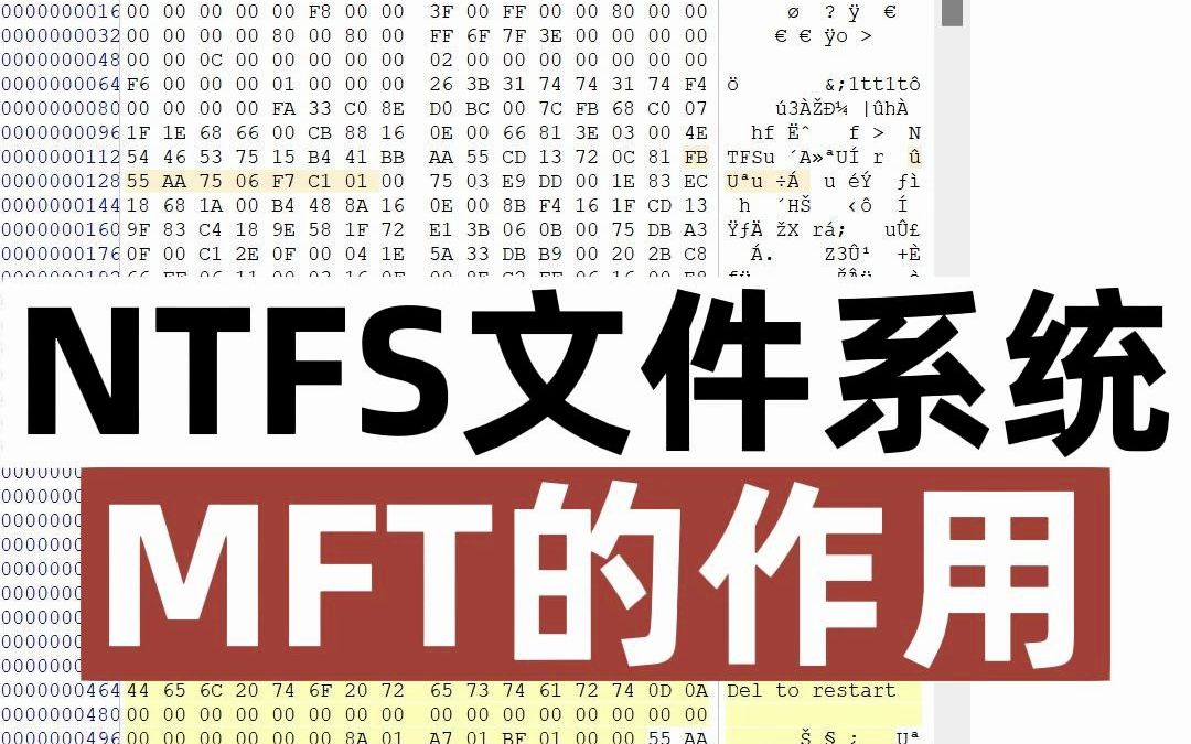 今天我们了解下NTFS文件系统MFT的作用,MFT出错会造成分区提示格式化.哔哩哔哩bilibili