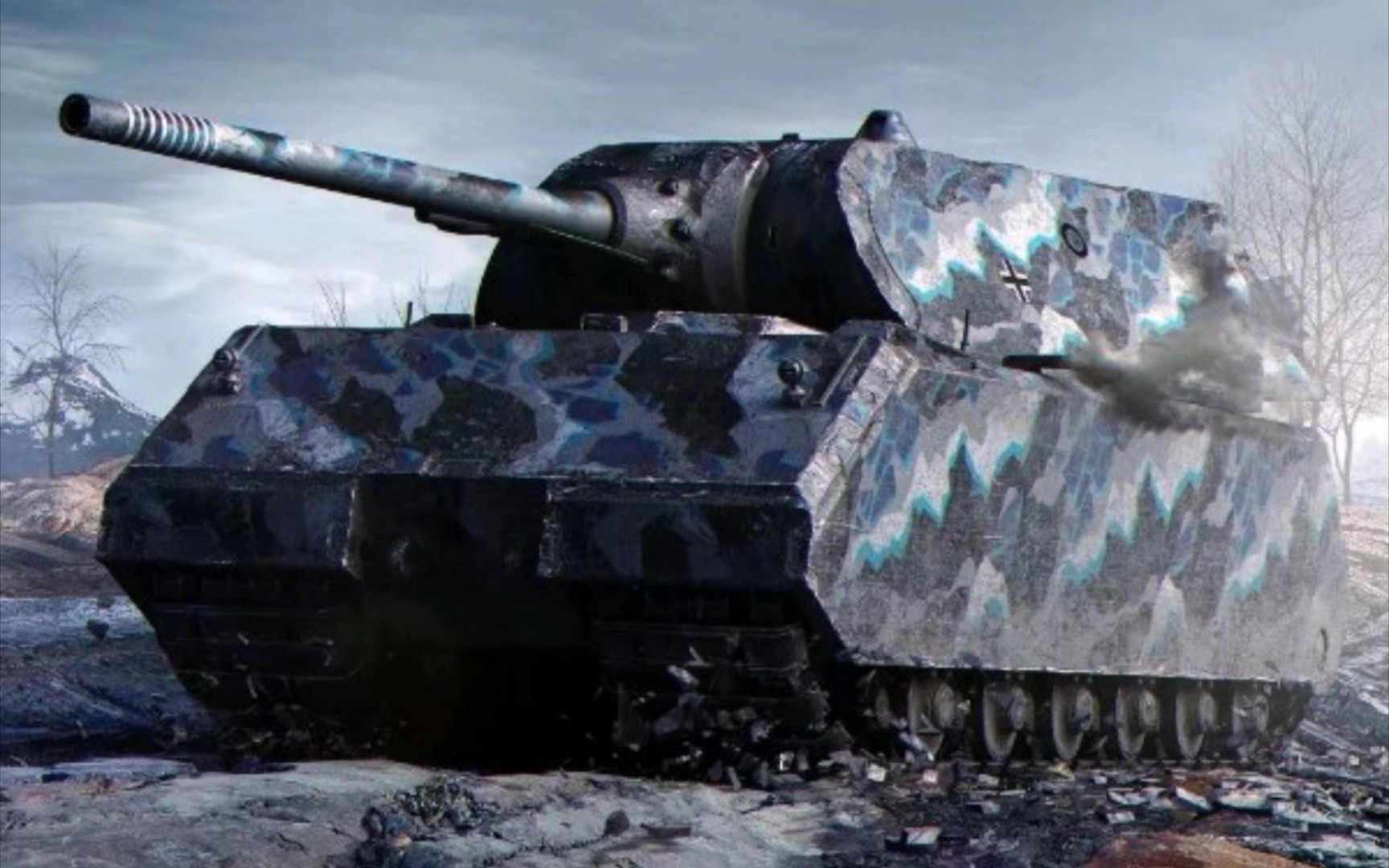 【坦克世界闪击战】落日余晖实况系列2,鼠式:今年七夕陪俺过