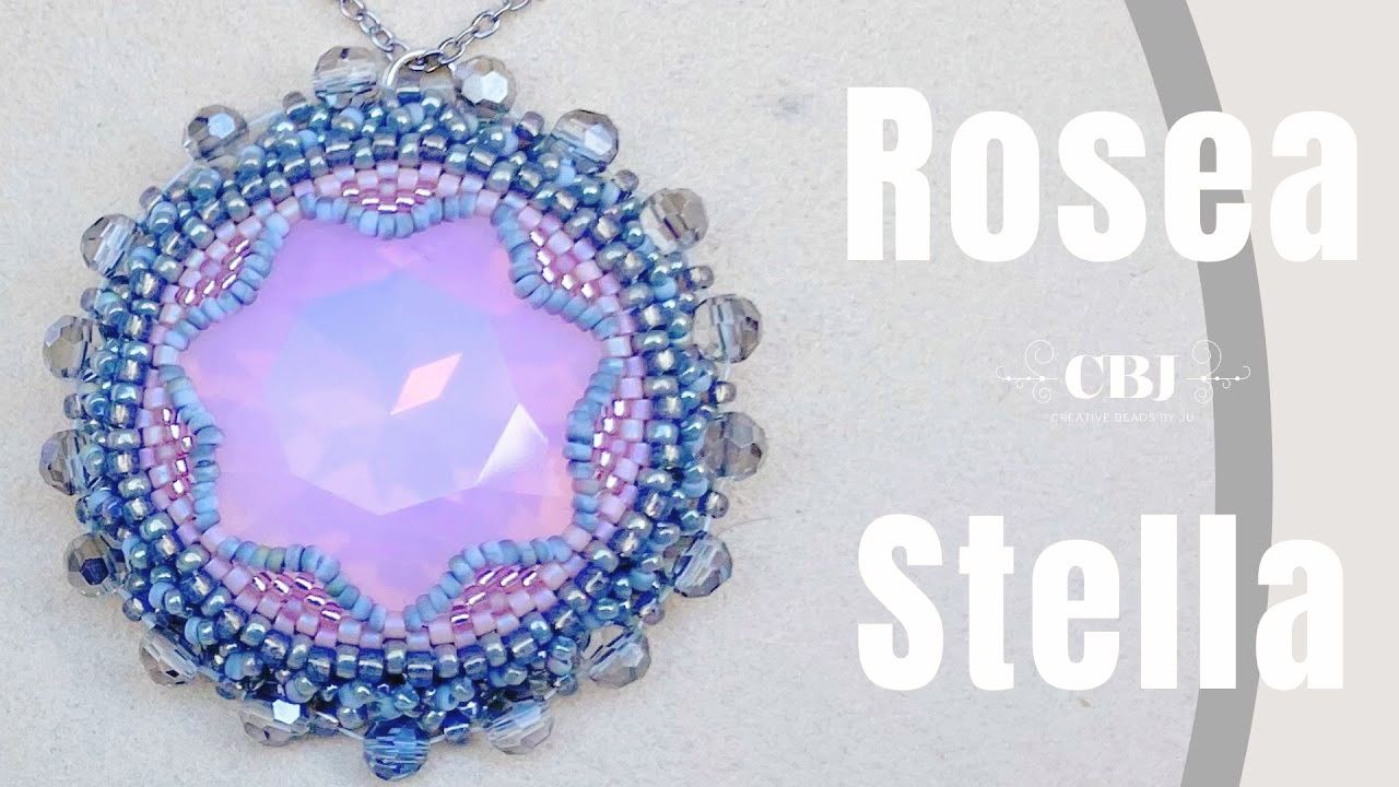 串珠教程-珠花包宝石晶钻大吊坠&大胸针(材料尺寸见简介)