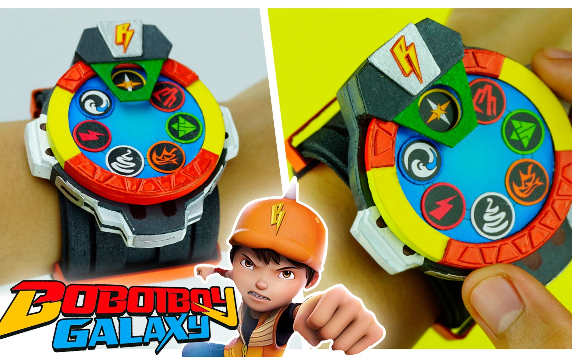 boboiboy 波波仔 元素表(2款纸模型)  闪电剑(eva泡棉)_哔哩哔哩_bili