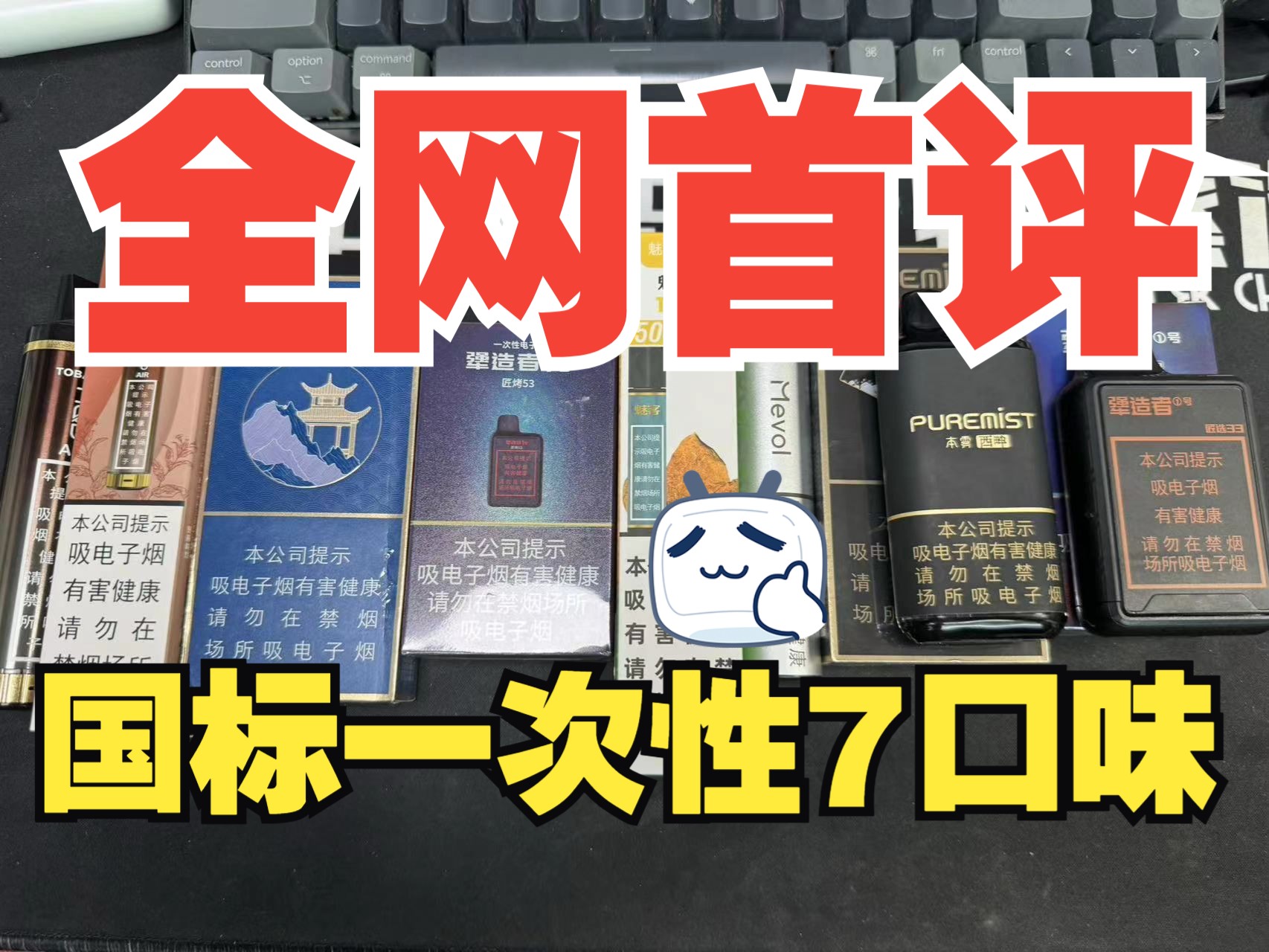 国标一次性7口味对比评测:HQD烟草一号,本雾楚韵,匠烤53,魅客时光,米我桑榆暮影,本雾西畔,匠选33哔哩哔哩bilibili