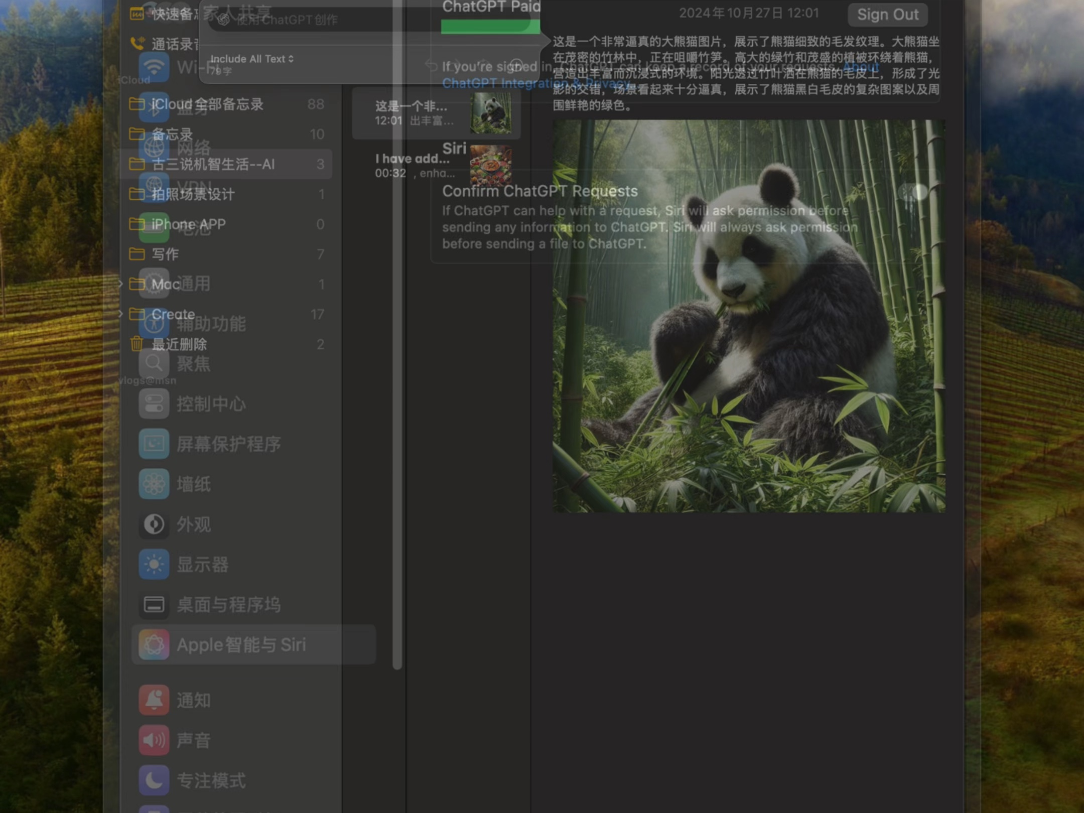 国行版MacBook PRO解锁苹果Ai(Apple itelligence)ChatGPT成功哔哩哔哩bilibili