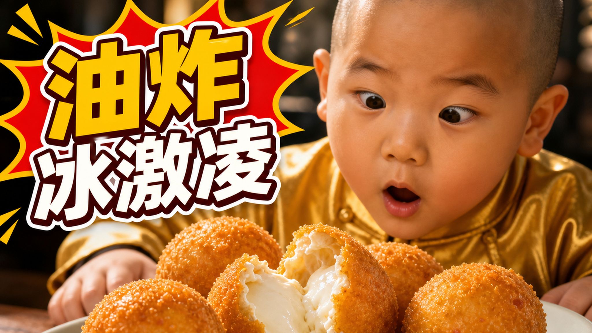 沉浸式体验清朝御厨如何制作油炸冰激凌海报