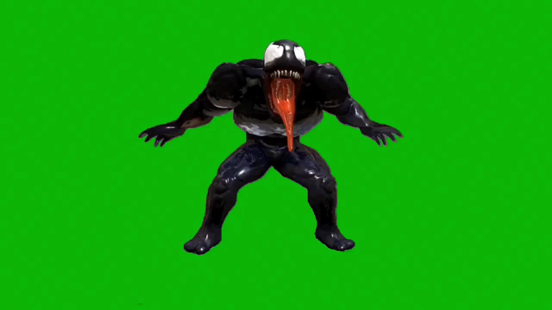 绿幕抠像毒液视频素材