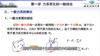 Descargar video: 工程力学陶春达-2-1力系简化一般结论