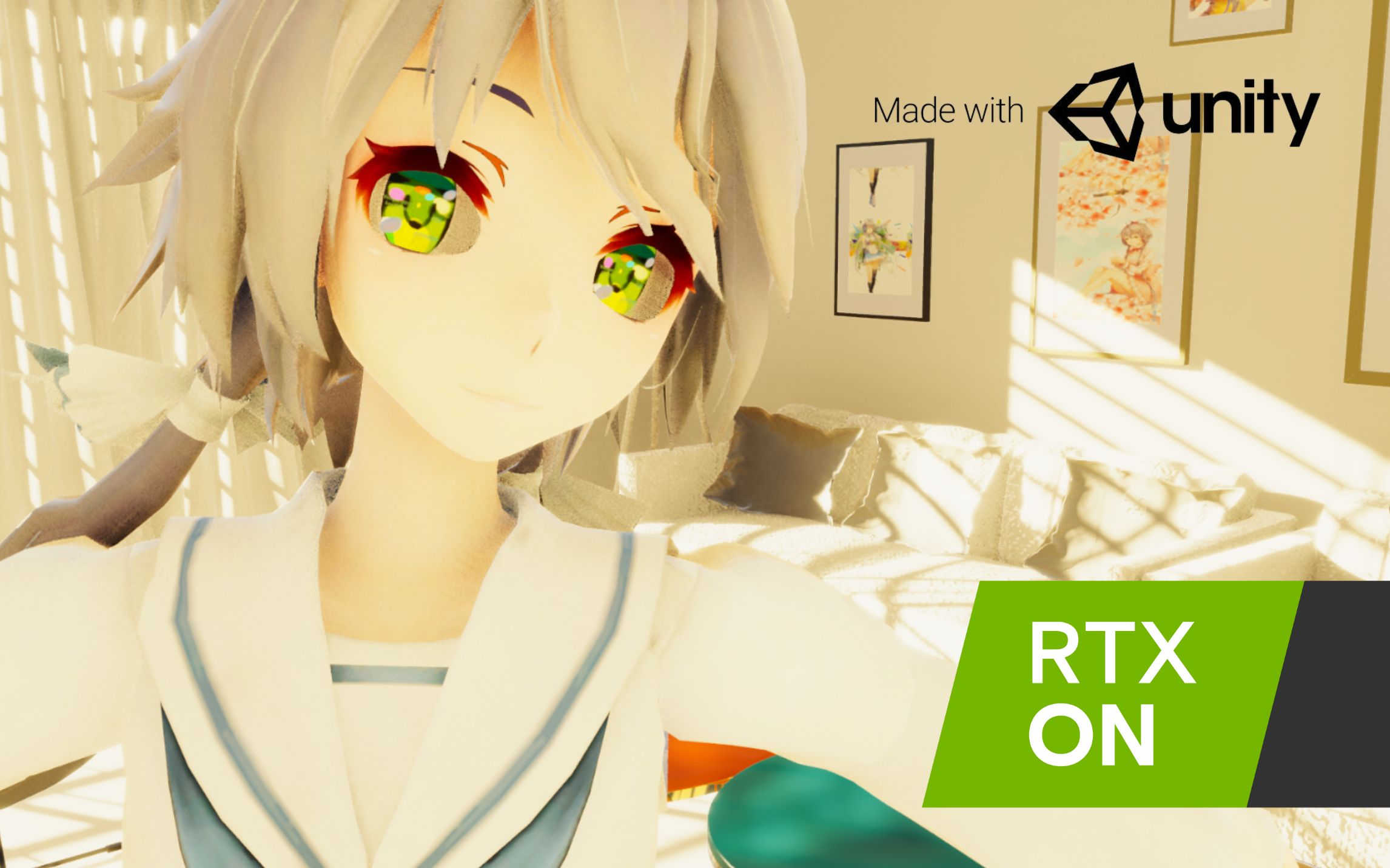 用unity3d做的洛天依【mmd 光线追踪 心跳光谱】