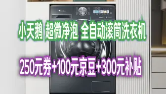 【双11】小天鹅（LittleSwan）滚筒洗衣机全自动 超薄全嵌-纤彩 小乌梅【TD100RVIC】洗烘一体 超微净泡 大筒径10公斤