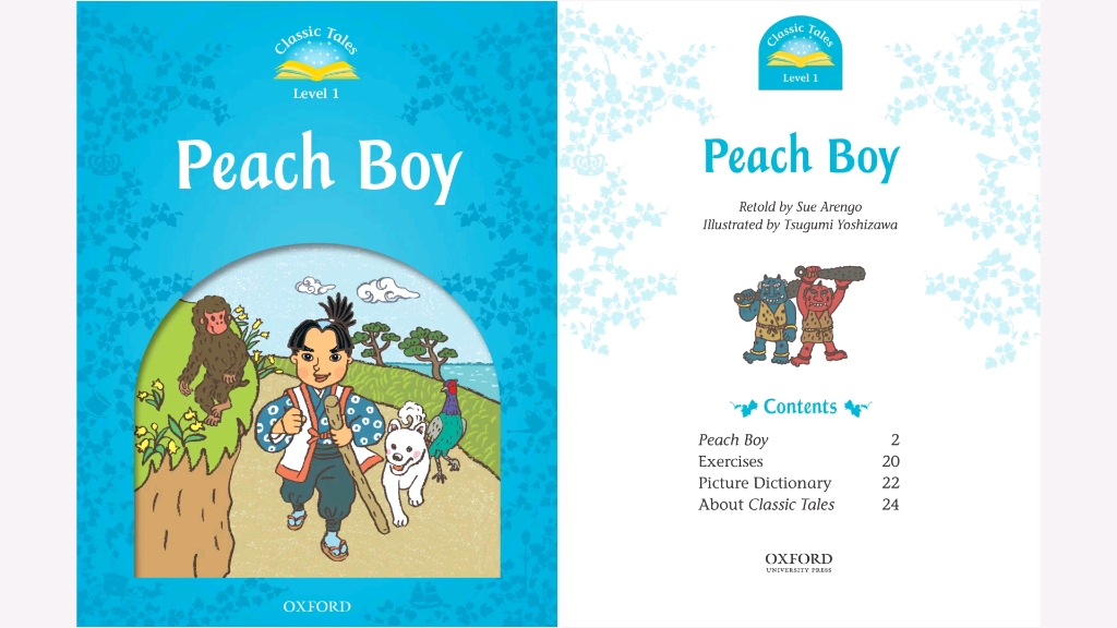 [图]Learn English through story Level 1 - Peach Boy