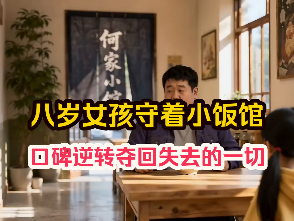 【抢先看】何家小馆被对面快餐低价抢走大批客源和汽配城供餐订单，外公坚持每道菜用新鲜食材绝不妥协，八岁的果果走进小馆面对冷漠的轮椅哥哥