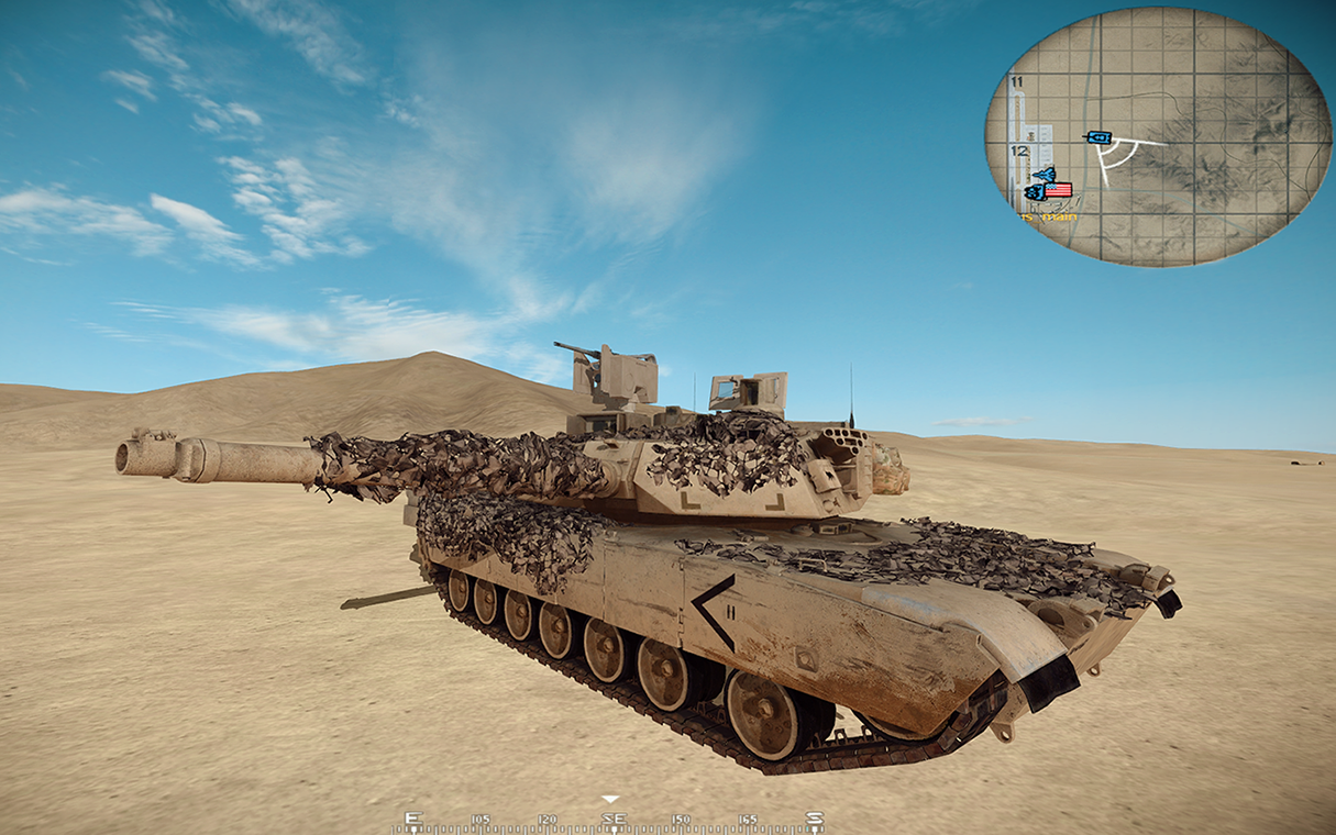 喀山装甲战超大沙漠地图squad模组战地2