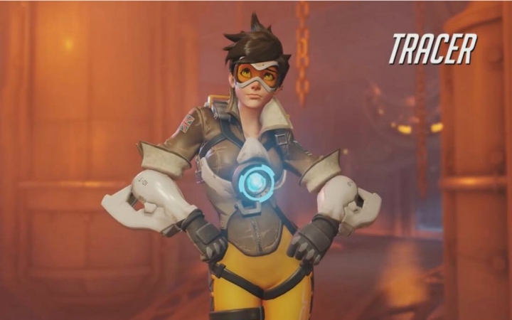 川烈守望先锋美服02期 猎空者闪光第一视角实战