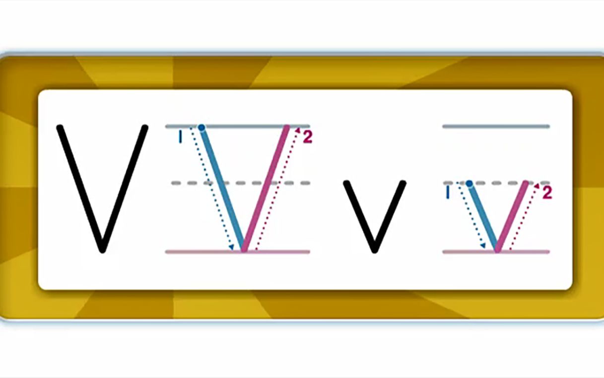 牛津自然拼读-第一册-v-3书写