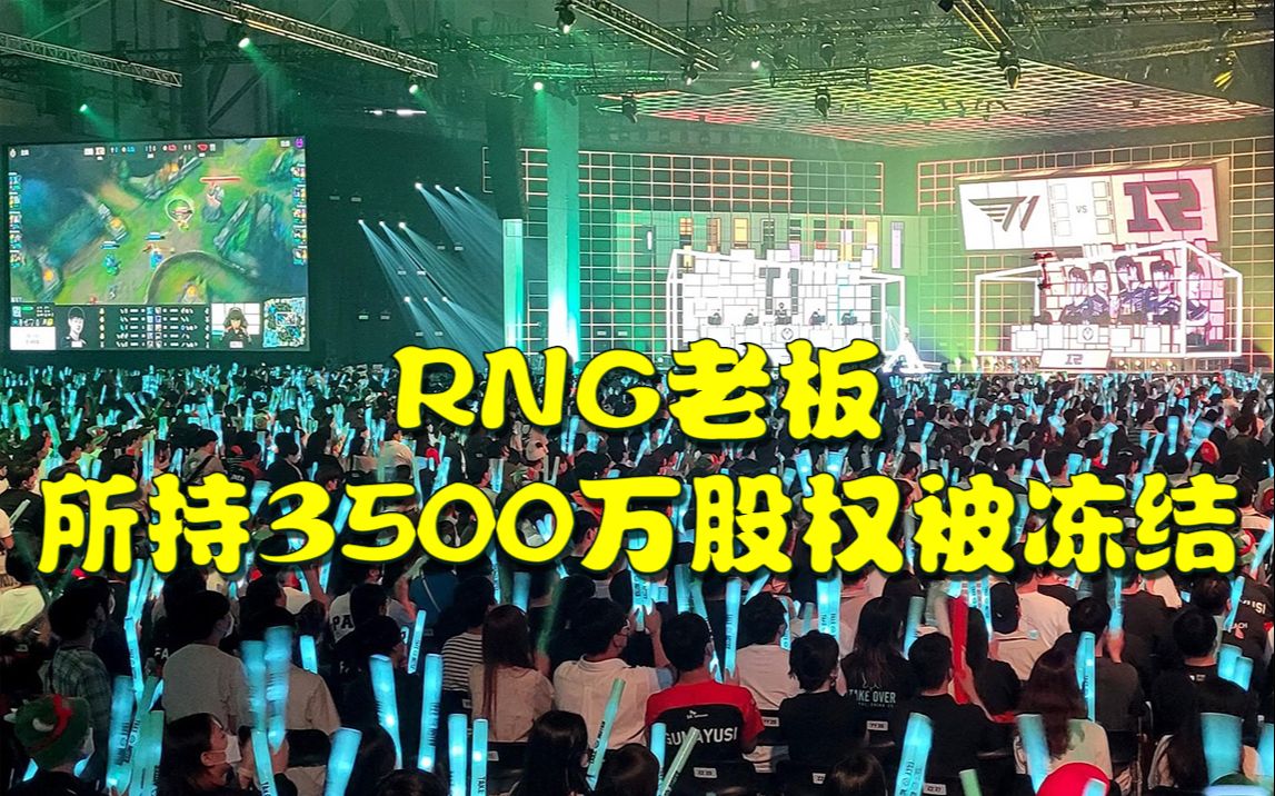 RNG老板所持3500万股权被冻结哔哩哔哩bilibili