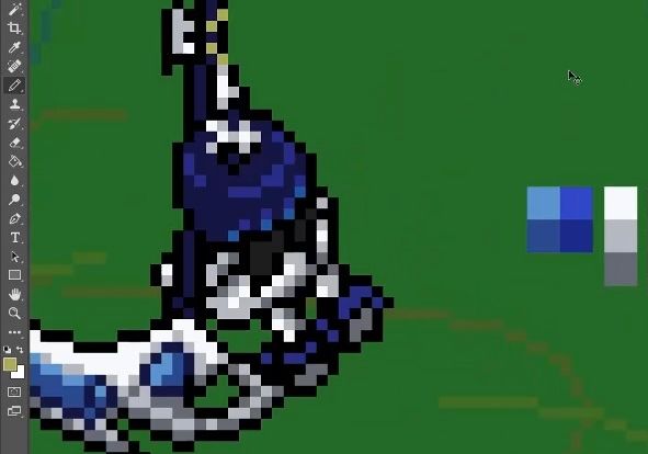 希儿动作像素画3