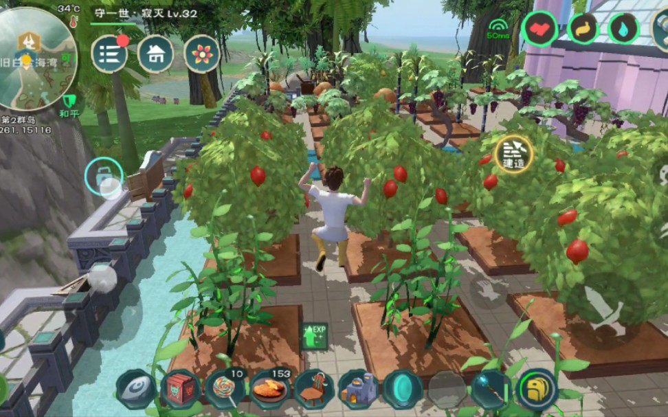 【创造与魔法】最新更新的神秘植物采集圈景观(洋葱采集圈!