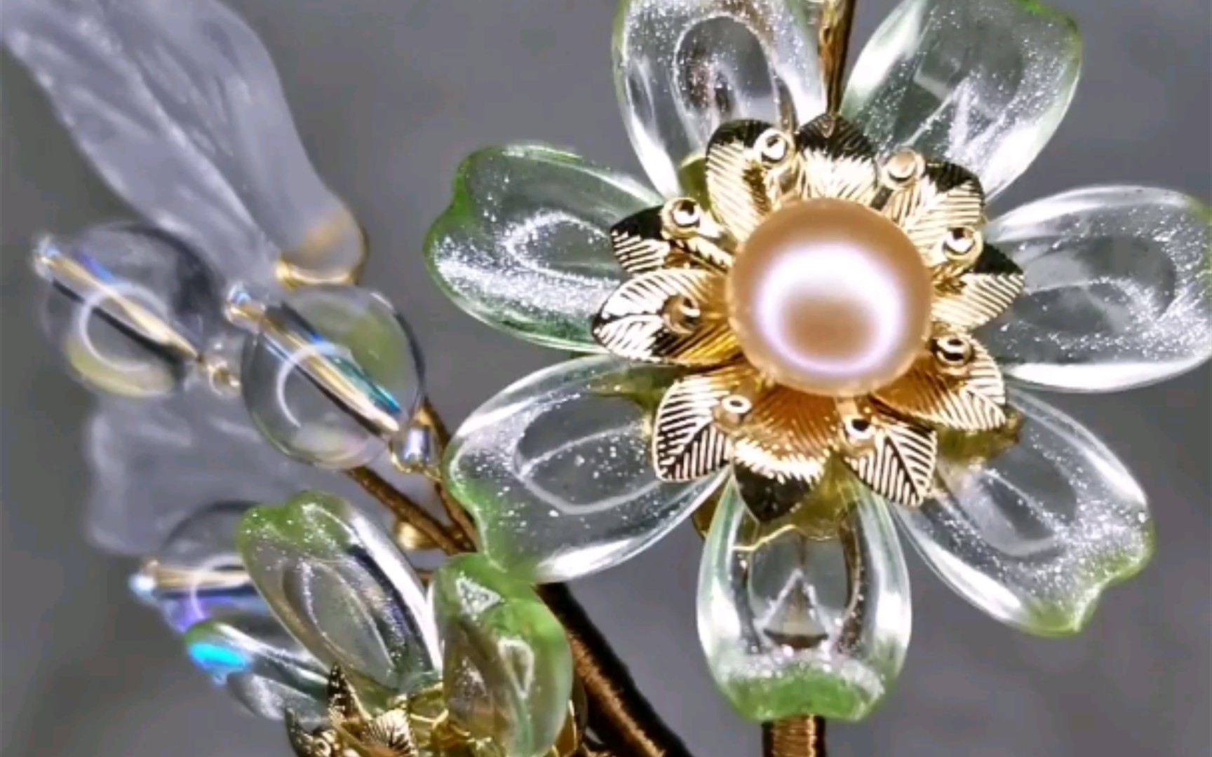 活动  【橙汁儿手作】清新淡雅琉璃小雏菊发簪