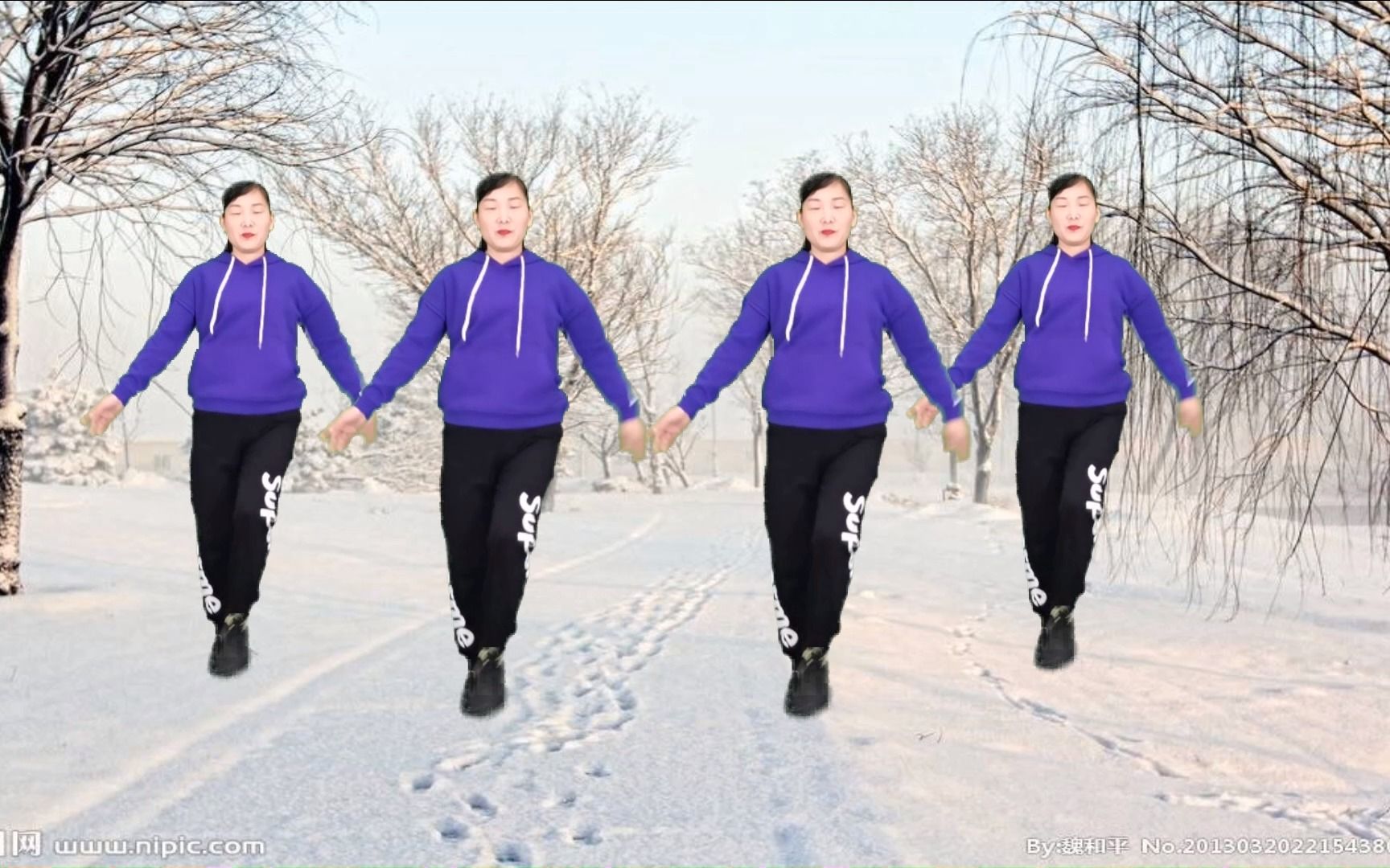 [图]广场舞《回家过年啦》动感欢快，歌曲唱出了多少游子的心声