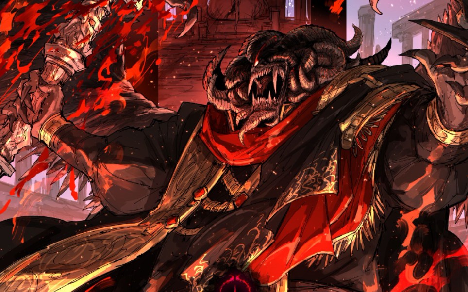 艾尔登法环:血火同源 鲜血君王格蒙超燃混剪 {4k60}